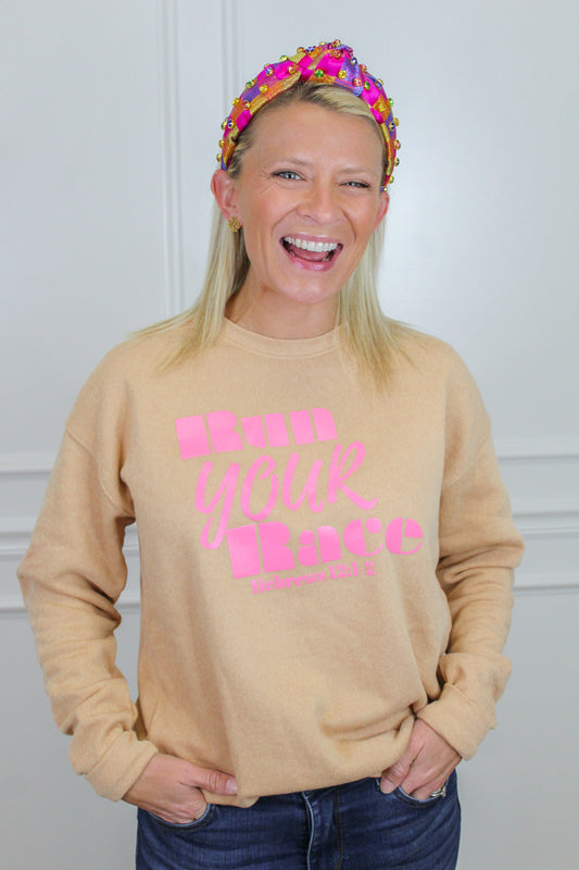 Run Your Race Crewneck